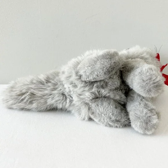 STEIFF Persian Cat Plush Minka Blue Eyes 10” Gray Stuffed Toy Ear Tag W Germany